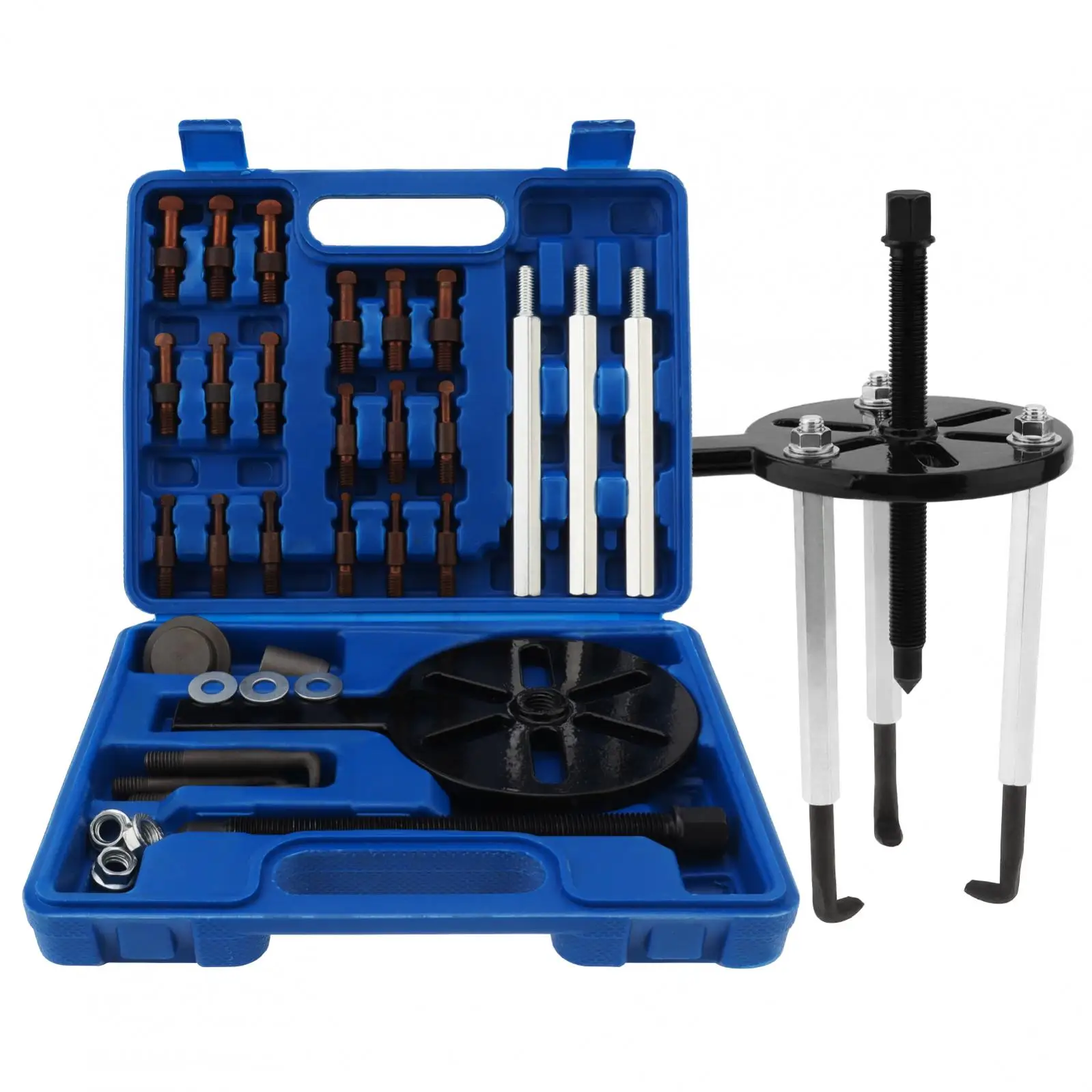 

21 in 1 3 Jaw Bearing Puller Set Fit for DL1/DL2/DL3/DL4/DL5/DL6 / Mechanical Reaper Bearing with Box, Puller Removal Tool Set