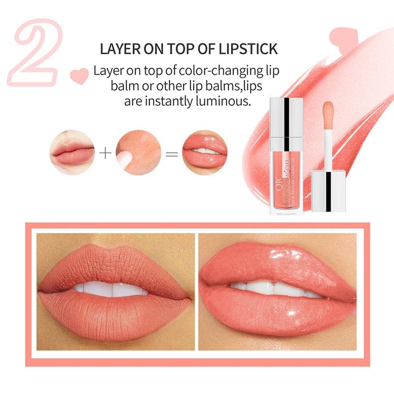 Moisturizing Lip Balm Mirror Water Lip Glaze Long-lasting Waterproof Crystal Jelly Oil Lip Tint Non-stick Cup Lip Glow Oil