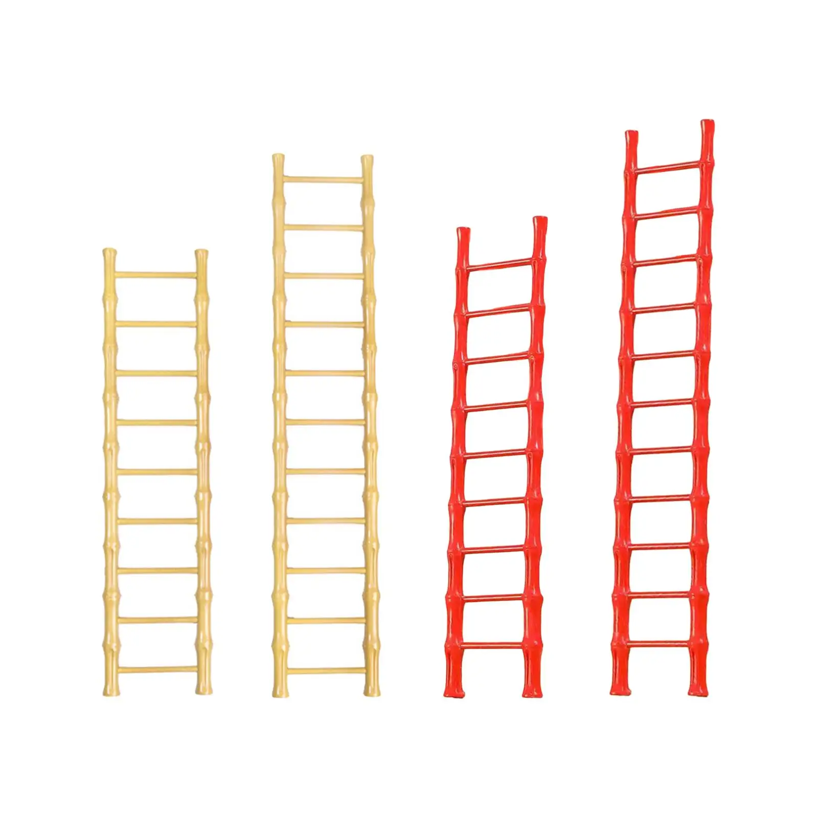 Mini Ladder Figurine Miniature Ladder Decoration for Home Table Bookshelf
