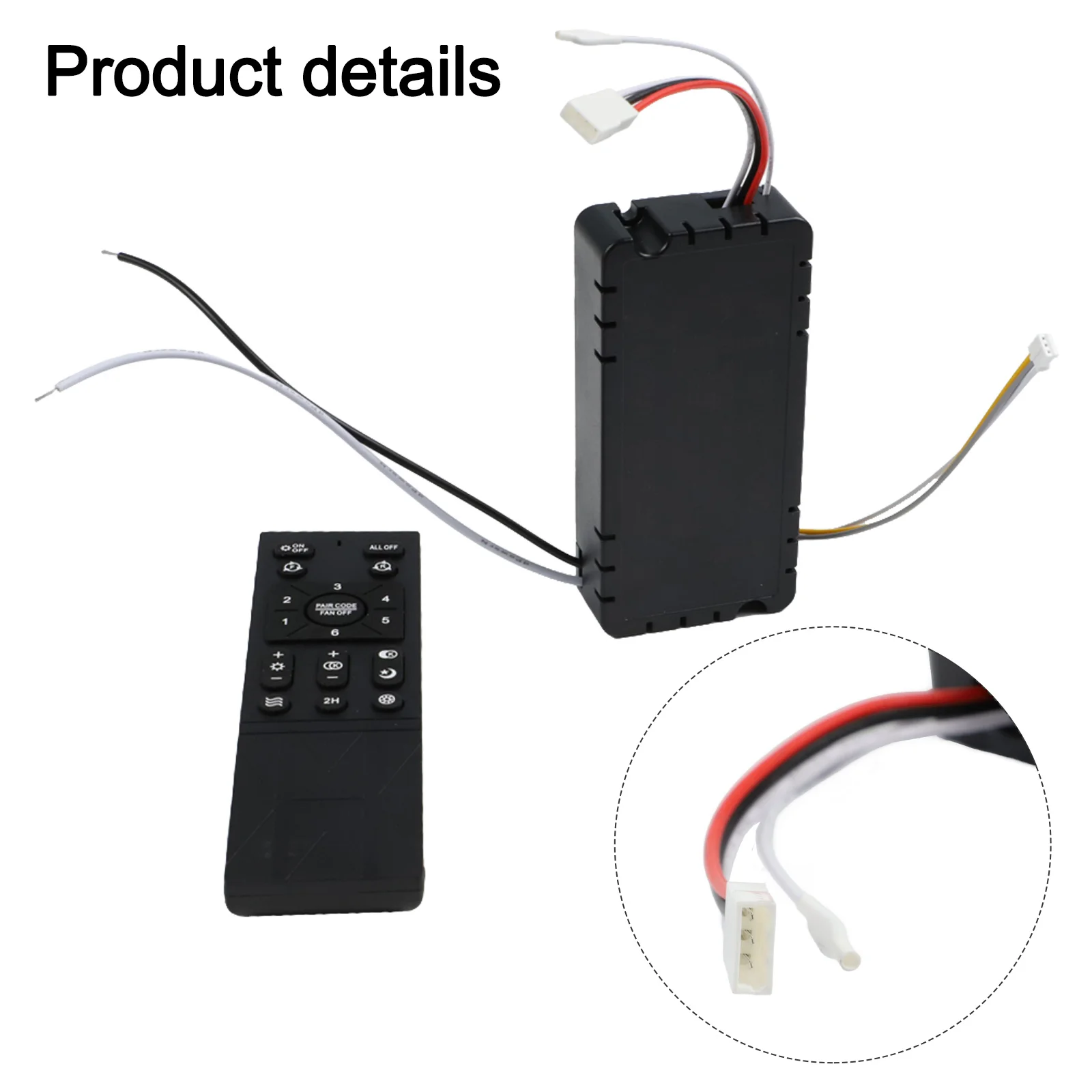 

Ceiling Fan Accessories Ceiling Fan Remote Home Improvement Battery Monitoring Convenient Reset Effective Control