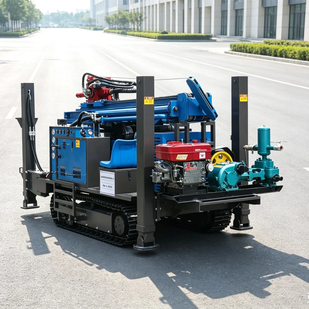 Customized Pneumatic Water Well Drilling Rig, Pneumatic Drilling Machine for Field Engineering & Urban‑rural Water Supply