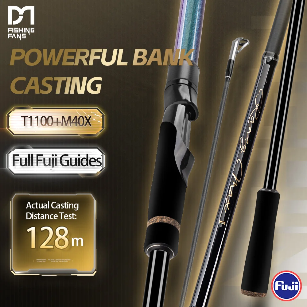 

FISHINGFANS RANCY MAX 2.58m 2.7m 3.0m 3.3m 3.6m 3.9m long casting T1100+M40X CARBON FUJI O GUIDE M MH H POWER FISHING ROD
