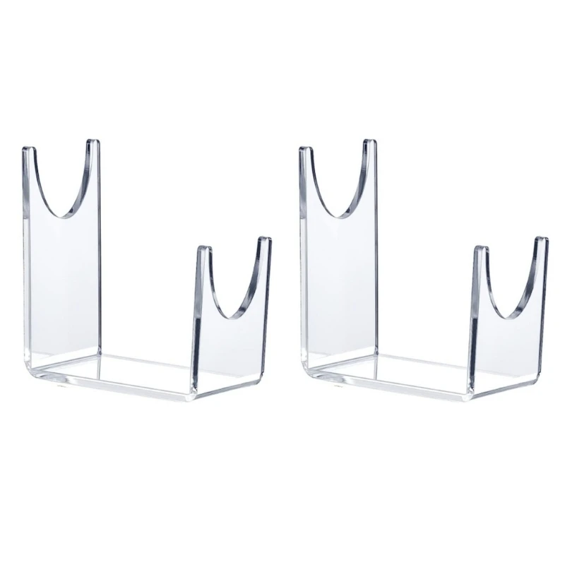 2Piece Acrylic Stand For Shofar Bracket Stand Easel Rack Holder Support Sheep Horn Swords Display Stand Rack Decoration