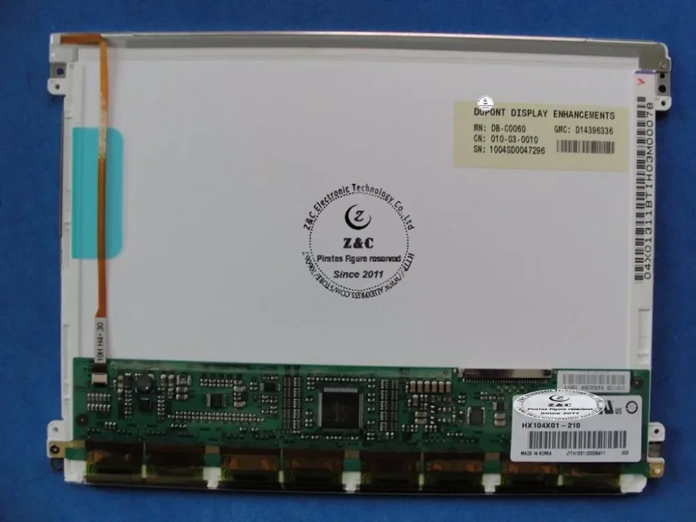 

HX104X01-210 Original 10.4" LCD Display for Industrial Equipment 1024*768 XGA