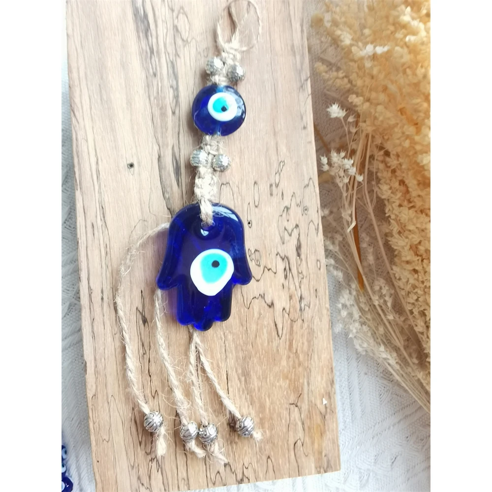 Hamsa wall Art Wall Decor Turkish Evil Eye Fatima Hand Nazar Boncuk Gift Blue Evil Eye Wall Hanging Greek Evil Eye Home Decor