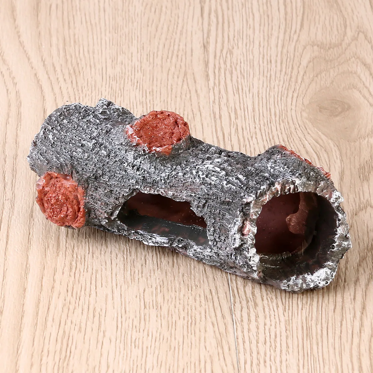 

Fish Tank Hollow Tree Stump Decoration Natural Ceramic Base Aquarium Ornament Fish Hiding Cave Durable Eco Friendly Water Purify