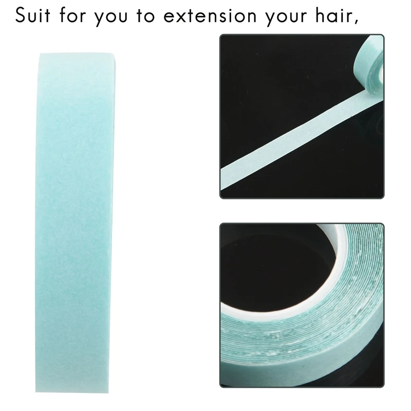 Ruban adhésif double face pour toutes les extensions de cheveux, 3 mètres 1 rouleau