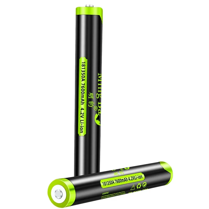 [4 Batterie] Mingbao DK-SSBT500 flashlight battery 181350A 7600mAH 4.2V rechargeable power lithium batter