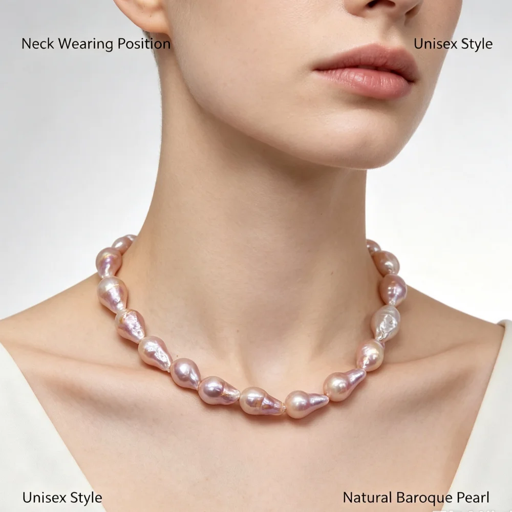 Purple Little Tail Natural Freshwater Edison Baroque Pearl Beads 1 Strand DIY Women's Gorgeous Necklace Bracelet Party  Gift