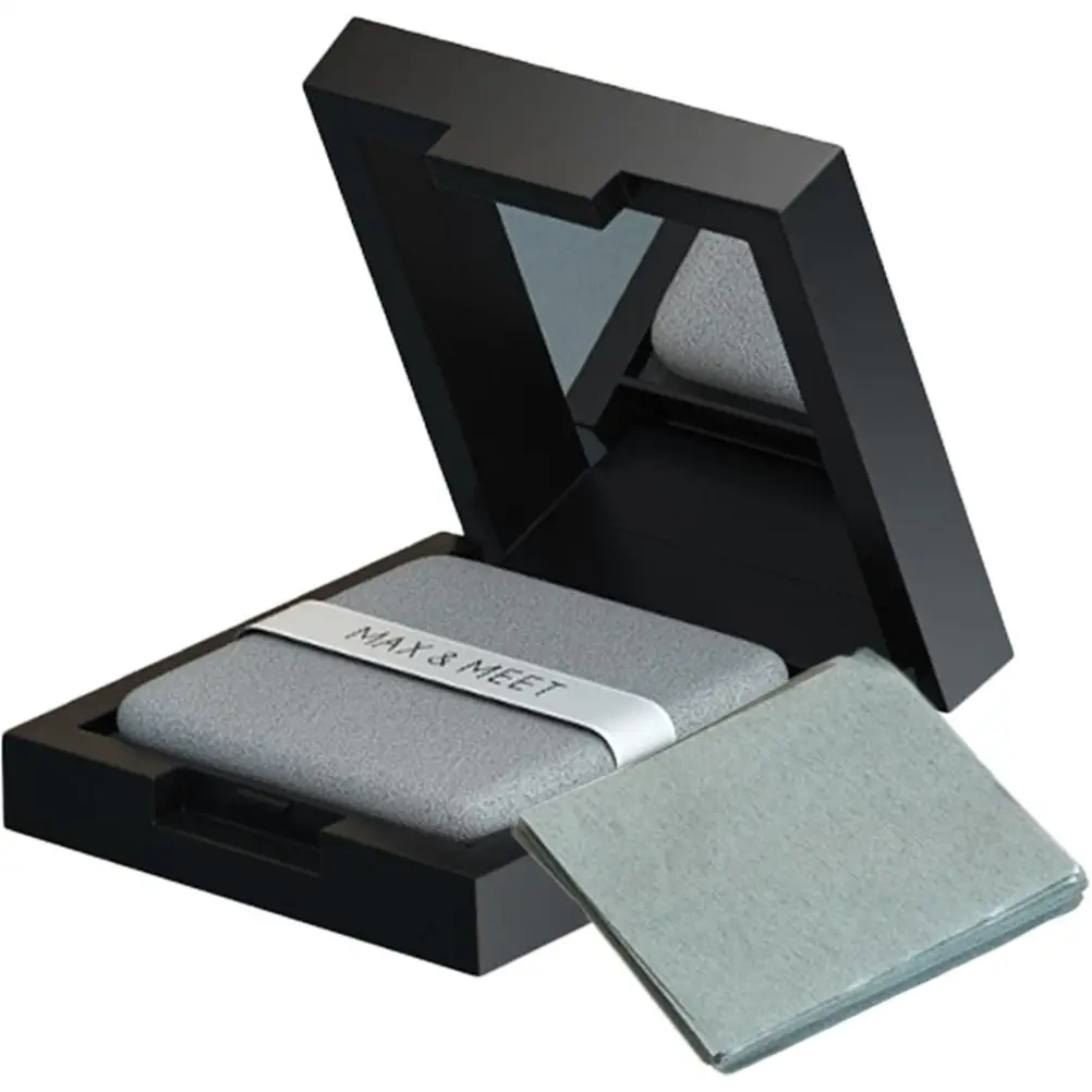 Oil Absorbing Paper 50 Sheets Blotting Puff Compact Lightweight Facial Tissue Oil Control Tool Makeup Accessories