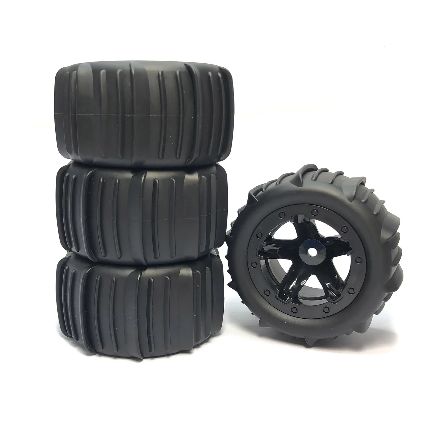 4Pcs Snow Sand Tires Anti Slip Rubber Tyre for 1/16 1/14 1/12 HBX MJX ZWN WPL Off-road RC Vehicle Smax 1625 Wltoys 144001 124018 images - 6