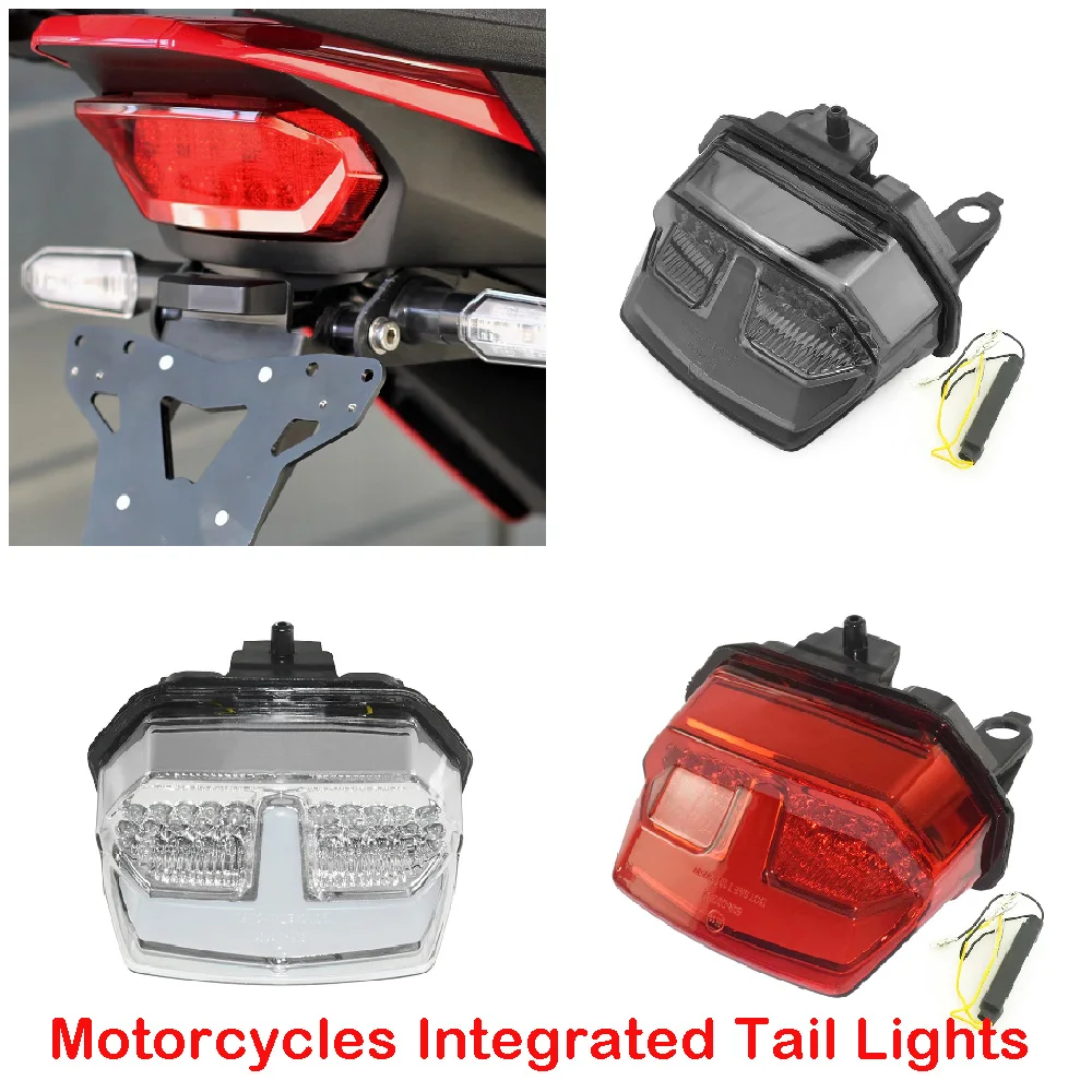 Fits for Honda Africa Twin ADV Sports ES DCT 2020-2025 Motorcycle Taillight Rear Brake & Turn Signal LED Integrated Tail Lights