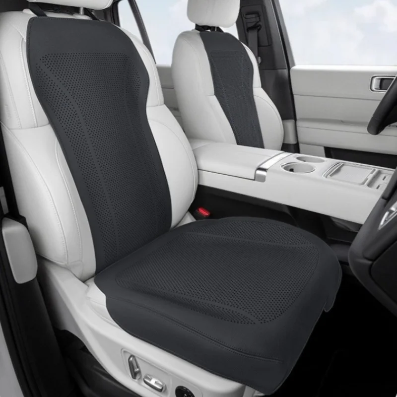 

Дышащий кожаный чехол на автомобильное сиденье, универсальная защитная подушка для переднего сиденья для Honda Civic CRV CR-V Fit Jazz Accord Odyssey FIT