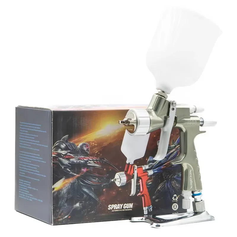 Professional Industrial Auto Body Airless Paint Sprayer 1.3mm Alien Pattern HVLP System Pneumatic Power Gravity Pressure Spray