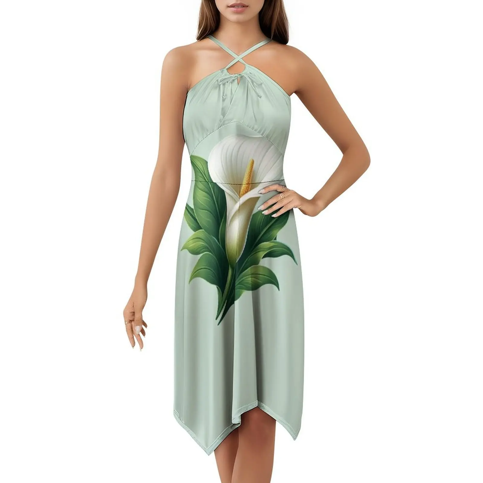 カラリリー プレッピースタイル ミニドレス 女性用 Aライン ルーズフィット カジュアル デイドレス カラリリー レディース服