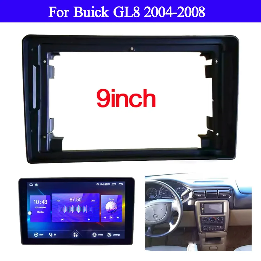 

9 inch 2 Din android Car Radio Fascia Frame for Buick GL8 2004-2008 car panel Dash Mount Kit
