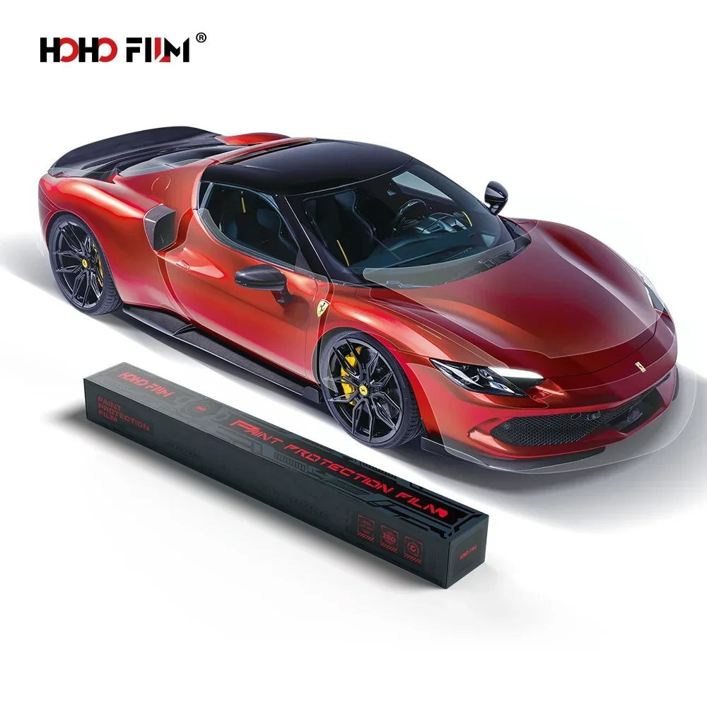 2025 TPU-V7. 6.5mil 60 "* 50ft لا اصفرار عالي اللمعان 152 سنتيمتر * 15 متر شفاء ذاتي بولي TPU PPF المضادة للخدش طلاء السيارات طبقة حماية بولي TPU
