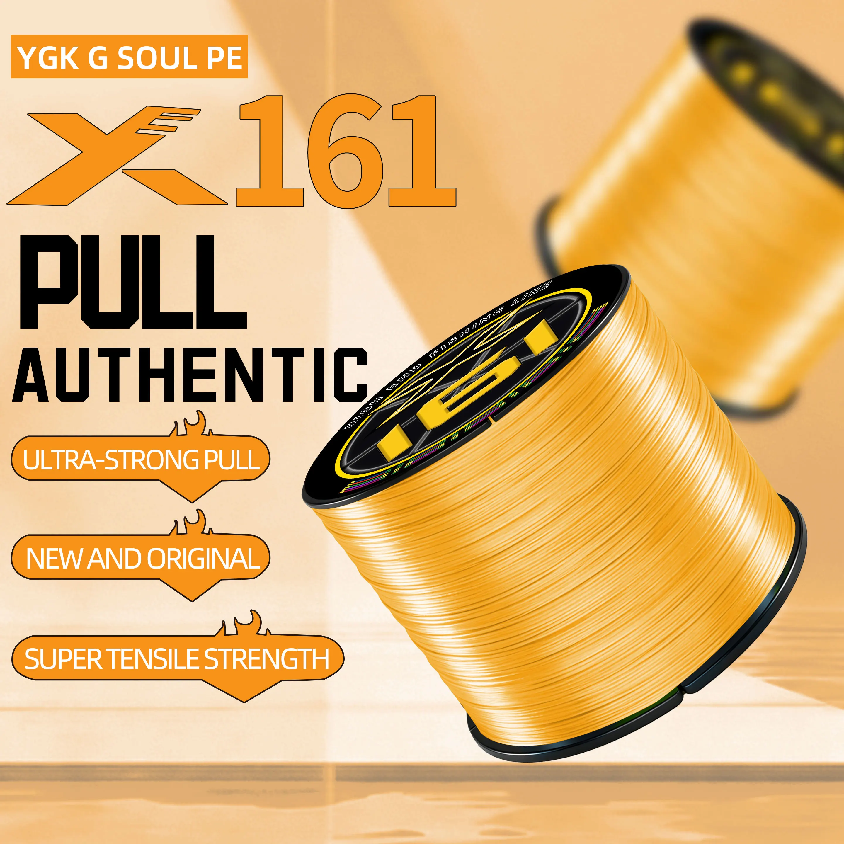 NUEVO Hilo de Pesca Trenzado YGK G-Soul de 16 Hilos X16, Línea de PE Súper Resistente de 100/150/200/300/500M, Hilo de Pesca Trenzado Multifilamento