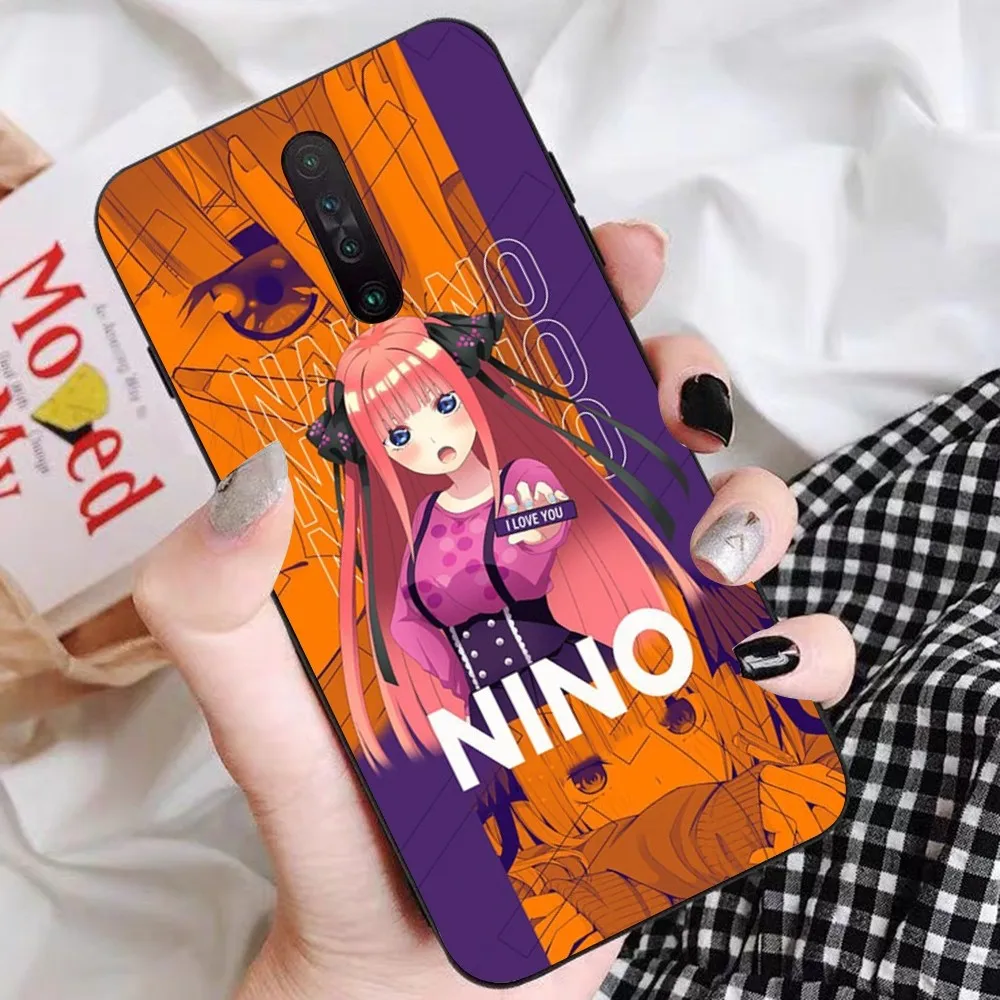 Fictional Character N-Nino N-Nakano Phone Case For Redmi 5 6 7 8 9 10 Plus Pro 6 7 8 9 A GO K20 K30 K40 Pro Plus F3 Fundas