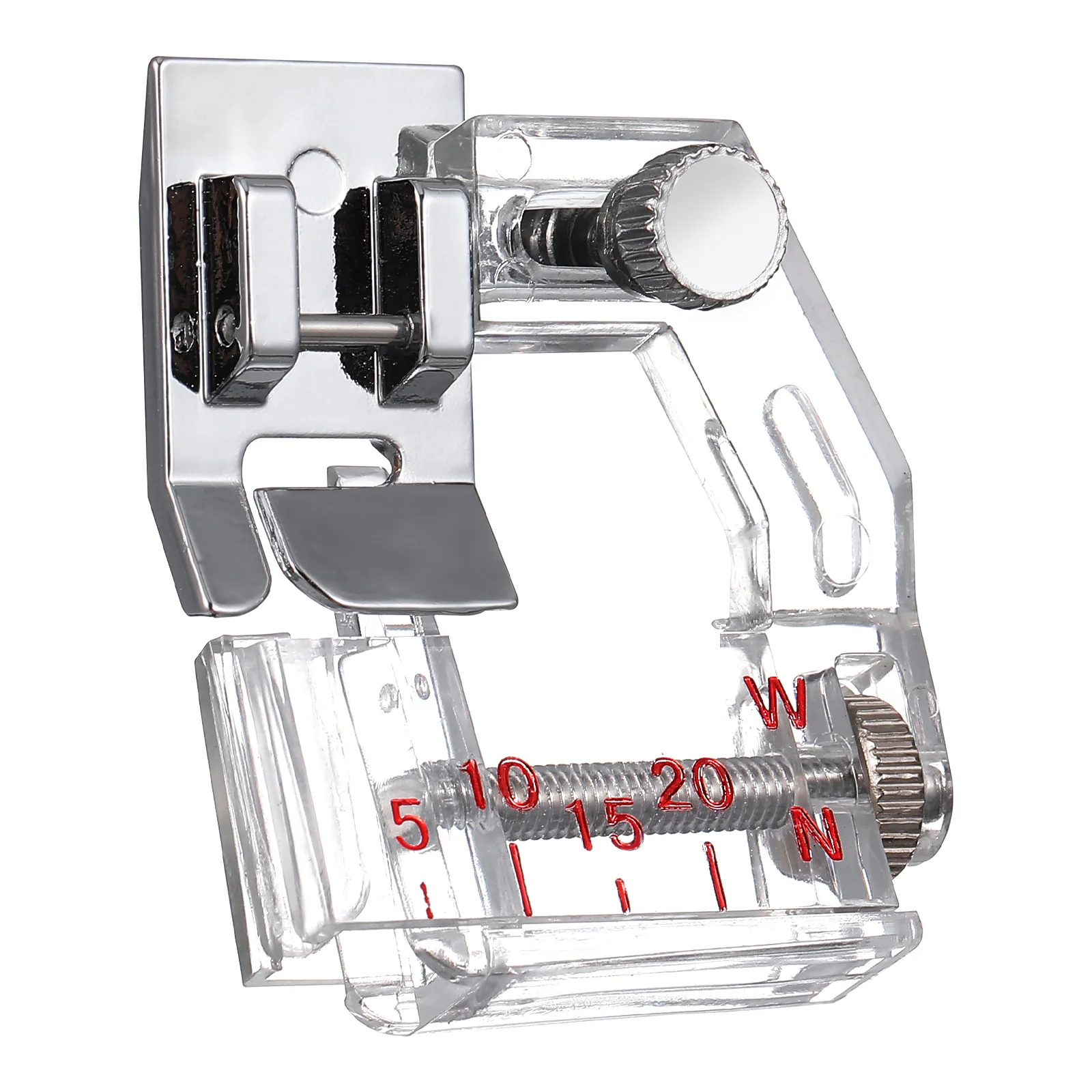 قطعة قدم الضغط في ماكينة الخياطة لآلة الخياطة، محول قدم ربط الشريط المحمول متوافق مع Singer Brother