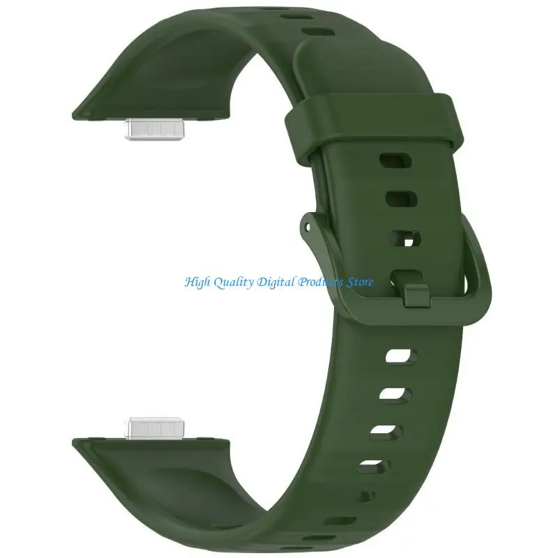 

U2JE Comfortable Silicone Watch Band Practical Wristband Waterproof Watch Band Comfortable Wrist Strap Portable for Fit3