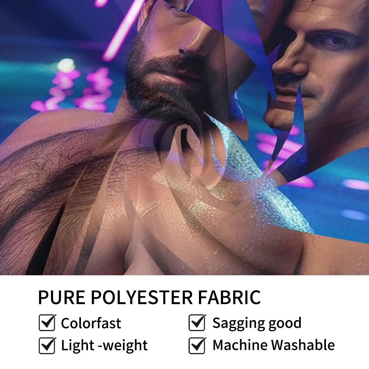 نسيج بن أفليك آند هنري كافيل للتعليق على الحائط، ديكور منزلي جمالي لغرفة المعيشة وغرفة النوم #4