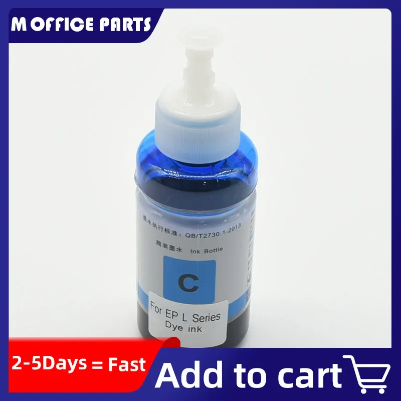 1set Refill Dye Ink for Epson L Series Printer 4 Colors