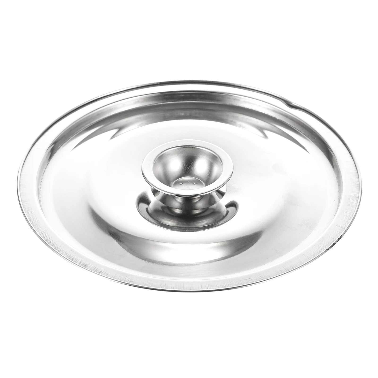 

1pc Stainless Steel Pot Lid 16cm Cylinder Cover Microwave Safe Easy Clean Kitchen Gadget Cookware seasoning pot cover
