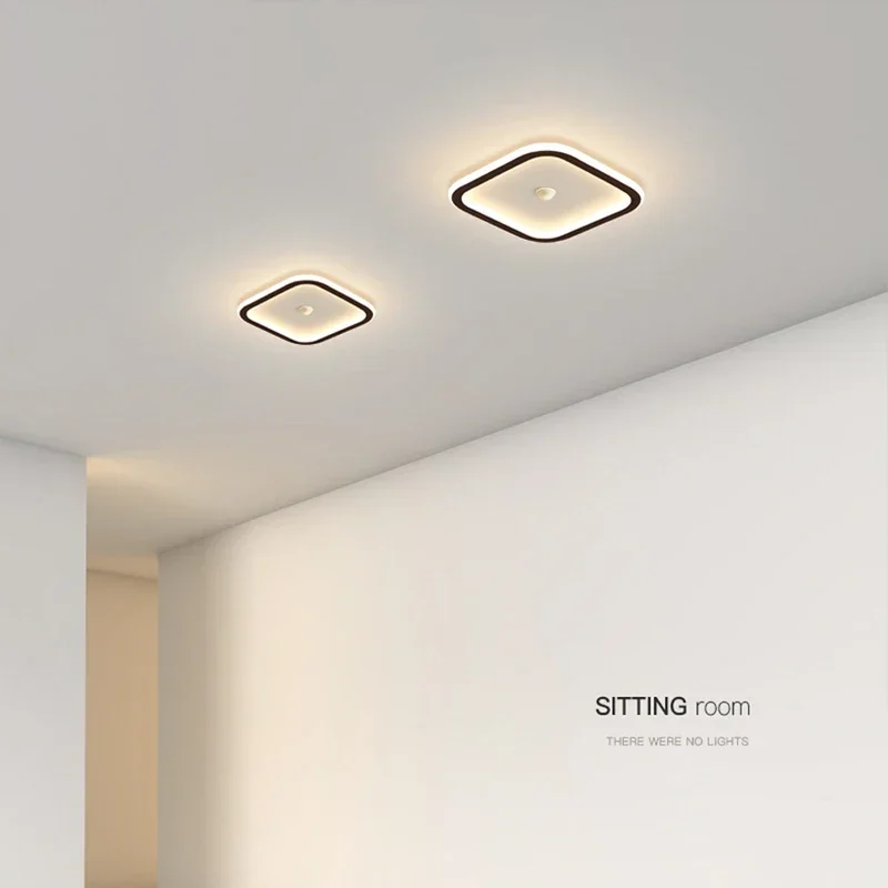 Imagem -03 - Lâmpadas de Teto Led Inteligentes com Sensor Humano Iluminação Doméstica Lâmpada do Corredor Sala de Entrada Corredores Ac85 265v 18w