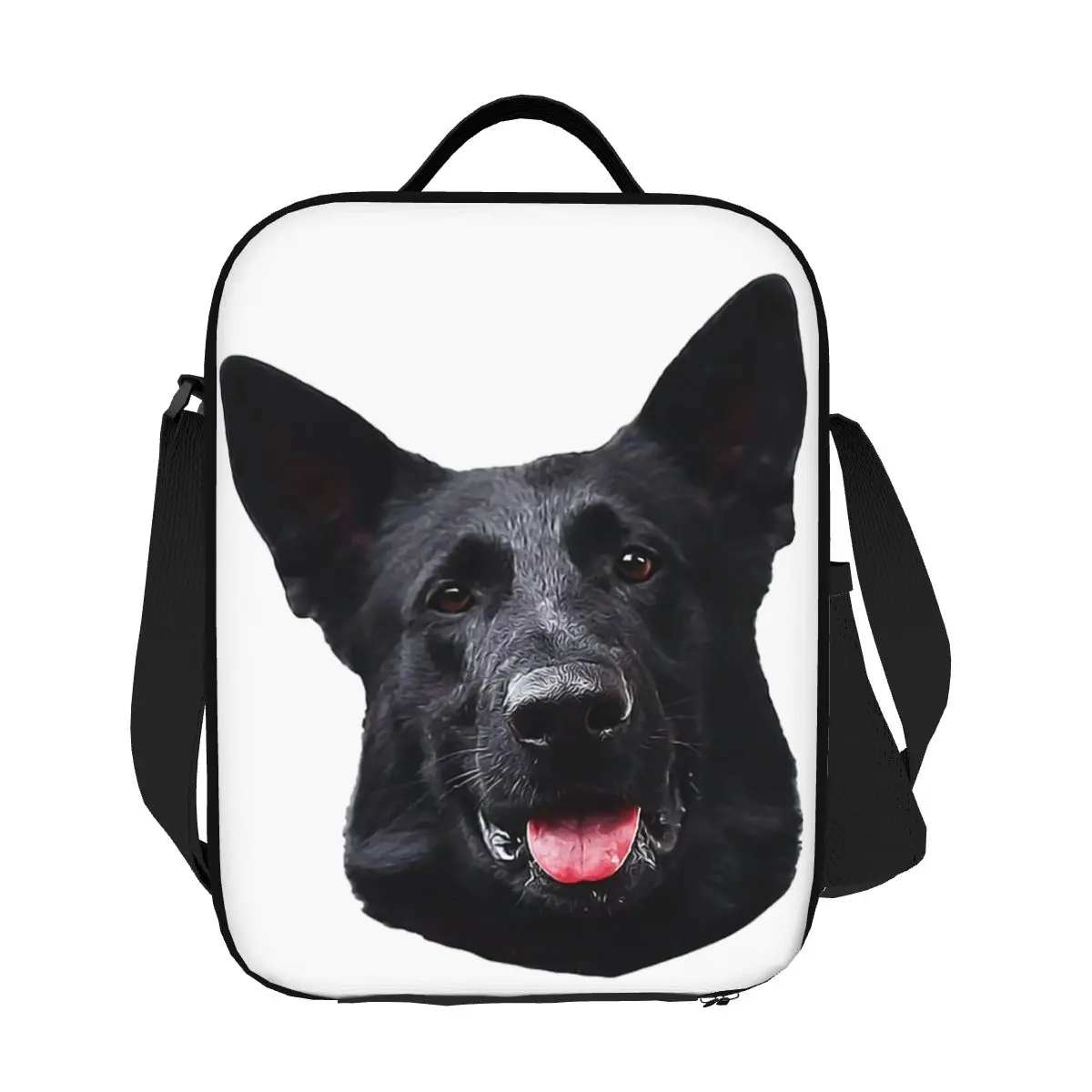 

Black German Shepherd Dog - Stunning Lunch Bags Insulated Bento Box Portable Lunch Tote Leakproof Picnic Bags Thermal Bag