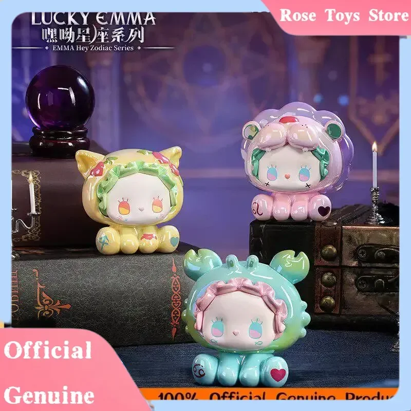 

Genuine Lucky Emma Secret Forest Hey Zodiac Series Blind Box Cute Collectible Emma Figure Desktop Ornament Doll Gift For Girls