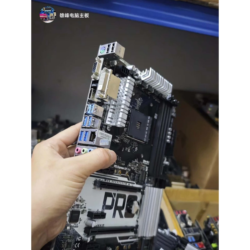 Used ATX Motherboard for ASRock X370 PRO4 AM4 X370 DDR4 Dual M.2 PCIe3.0 USB3.0 Type-C CrossFire