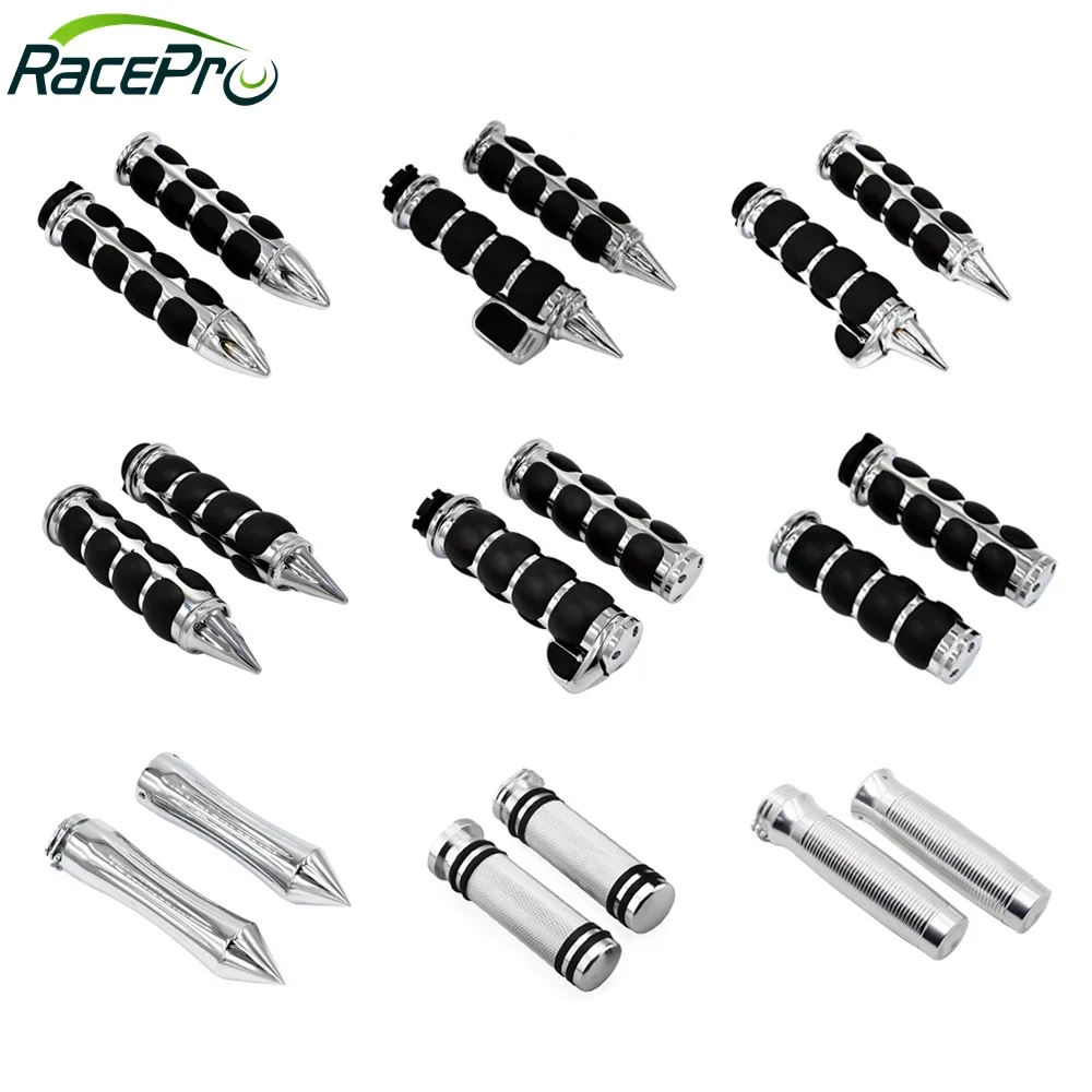 

RACEPRO Motorcycle Handlebar Grips Motorcycle Hand Grips for Harley Sportster Bobber Street Glide FLHX Electra Glide FLHT FL