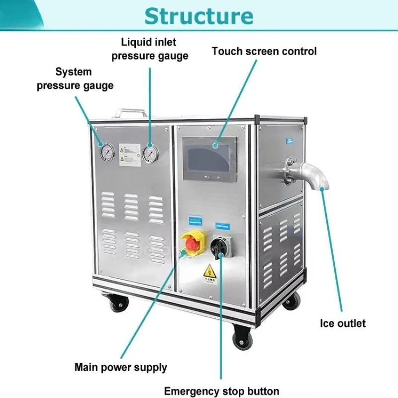 Industrial Carbon Dioxide Dry Ice Pelletizer Maker 3mm Co2 Dry Ice Pellet Make Machine Price