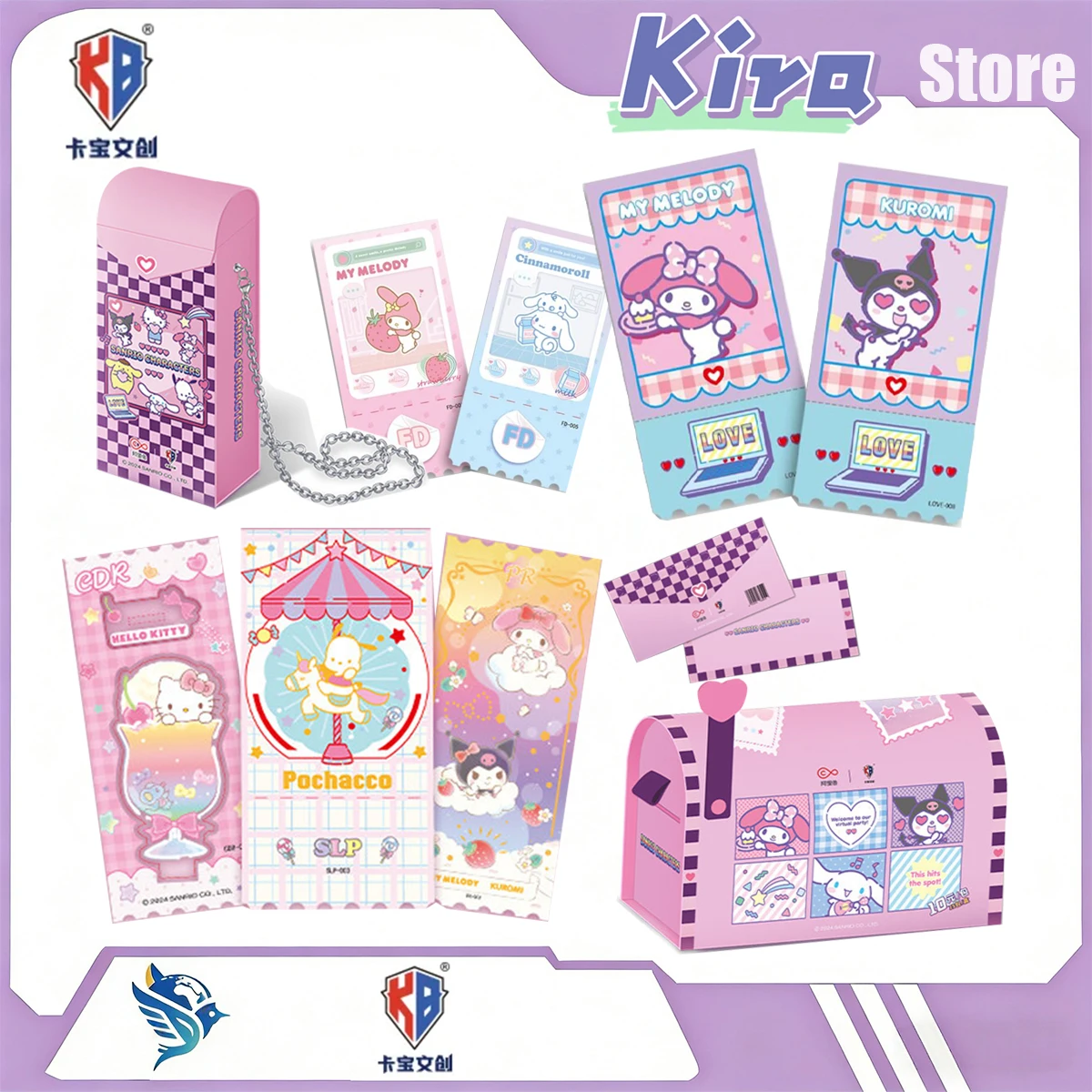 KABAO Sanrio Family: Tarjetas Originales de Anime (Versión Online y Offline) Parte 1 - ¡Recién Lanzadas! Regalo Sorpresa de Cumpleaños