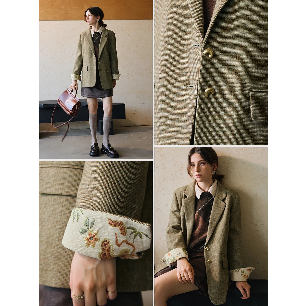 Blazer para Mujer OLrain, con  - Blazer Women Oversized reseña y precio