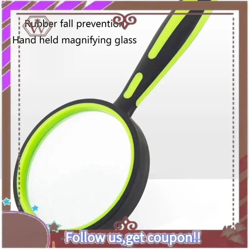 (New)-Portable Magnifying Glass 110Mm Diameter Lens Is Suitable For Reading Books And Newspapers For The Elderly