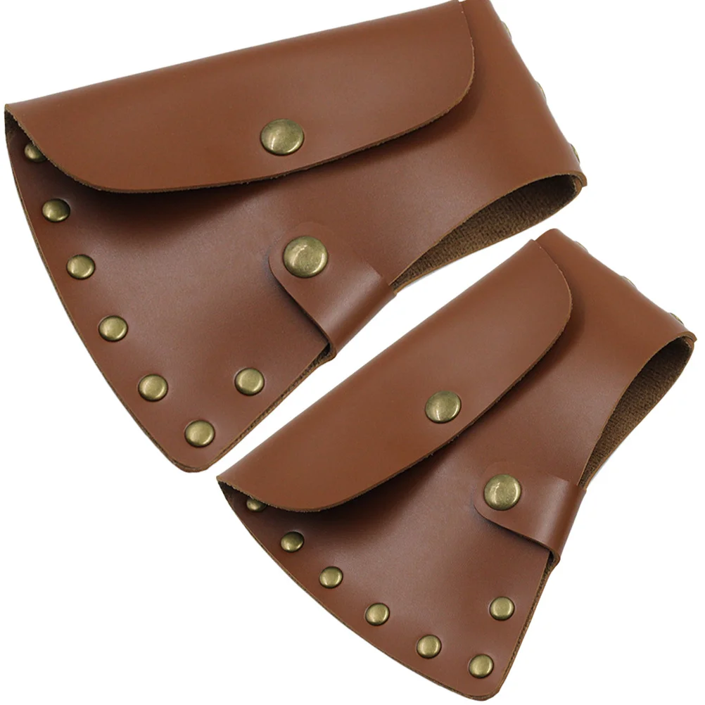 2 шт., чехол для топора, портативный защитный рукав для защиты головы топора, набор аксессуаров для кемпинга на открытом воздухе