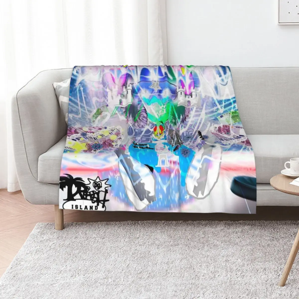 

ICEDANCER Bladee Throw Blanket Bed linens Soft Plush Plaid blankets ands Tourist Blankets