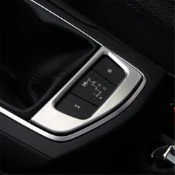 WELKINRY For Peugeot 308 T9 2nd Generation 2013-2020 Car Stick Gear Shift Level Table Base Switch Button Knob Cover Trim