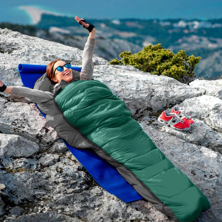 

Adult Traveling Winter Mummy Waterproof Hiking Outdoors Camping Sleeping Bag Electric Heated Sleeping Bag