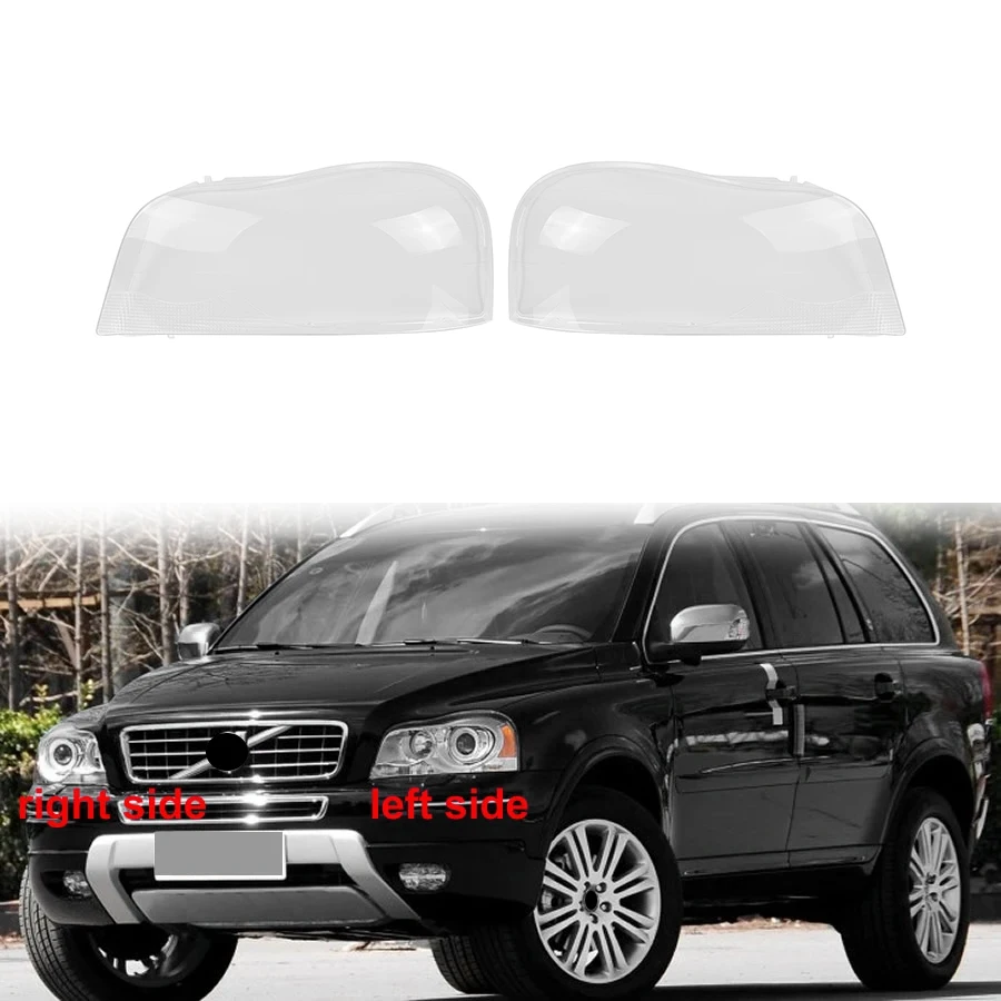 For Volvo XC90 2004-2013 Left Headlight Shell Lamp Shade Transparent Lens Cover Headlight Cover