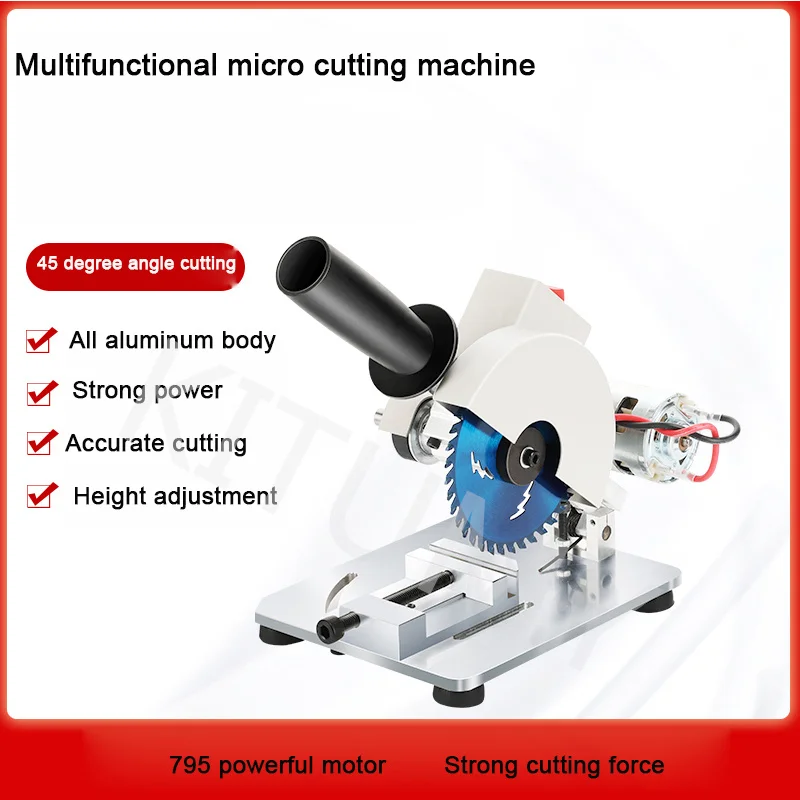 45 Degrees Of Desktop Precision Small Saws 795 Multi - functional Micro Cutting Machine Small Aluminum Cutting Machine