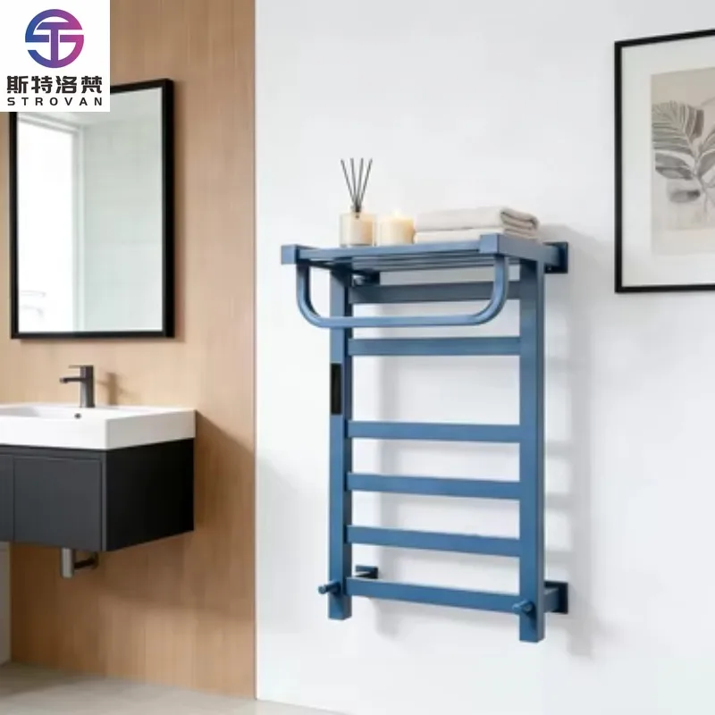 

High Quality Wall Mounted Modern Style Steel Electric Heated Towel Rack for Room Heating