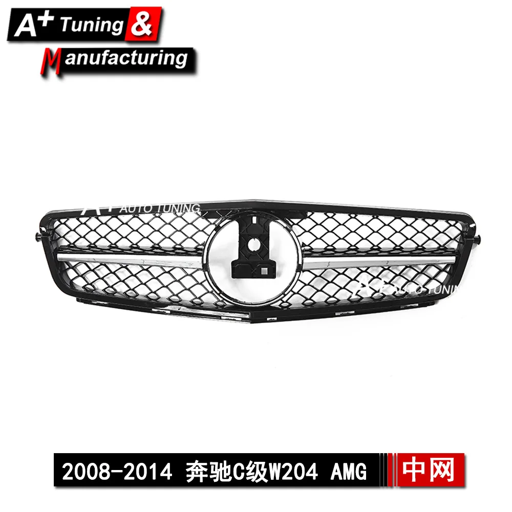 

Подходит для Mercedes-Benz C-Class W204 2008-2014, обновленная модель AMG с модифицированной китайской сеткой C230.