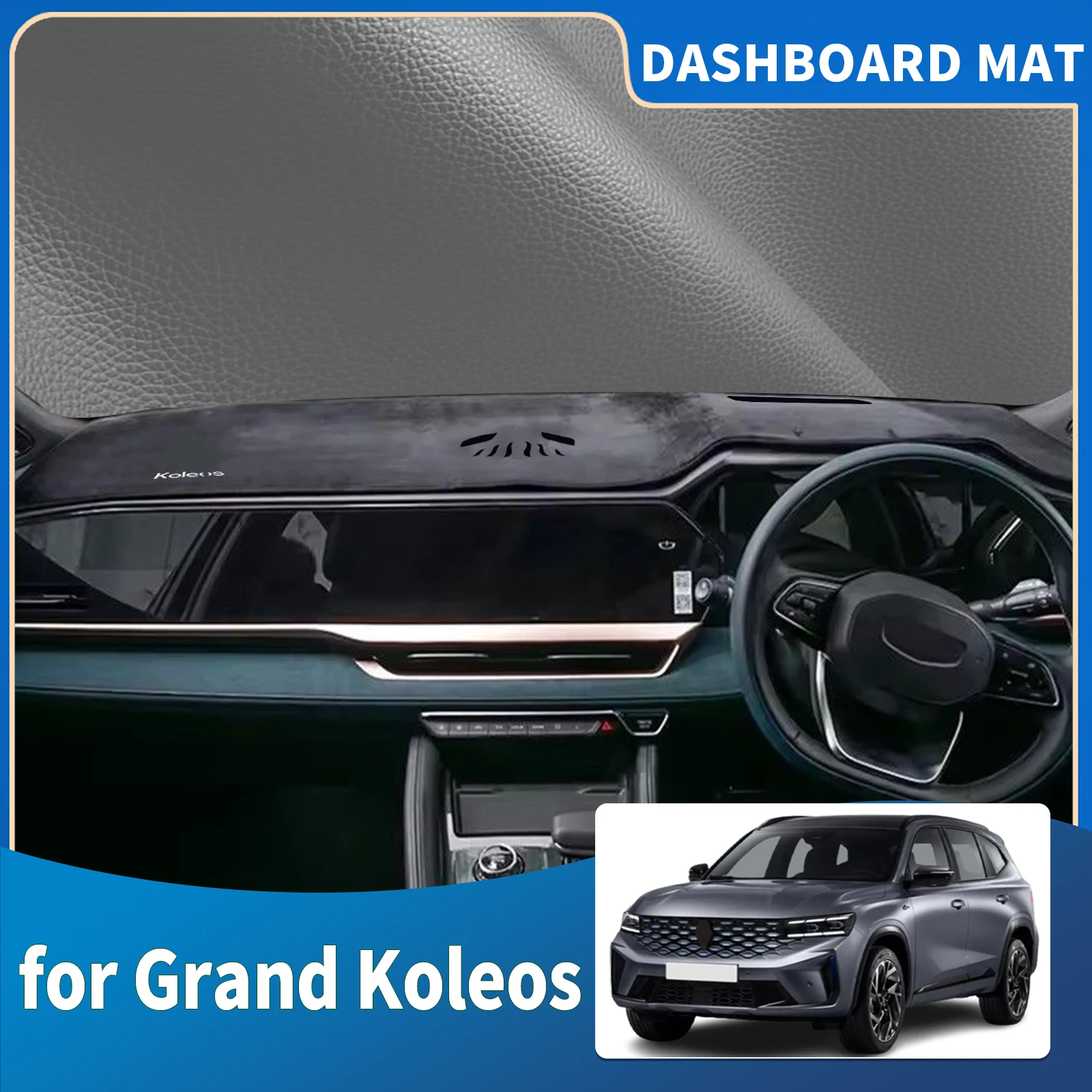 

fit for Renault Grand Koleos 2024-2026 Car Accessories Dashmat Dashboard Cover Pad Protective Carpet DashMat Sunshade