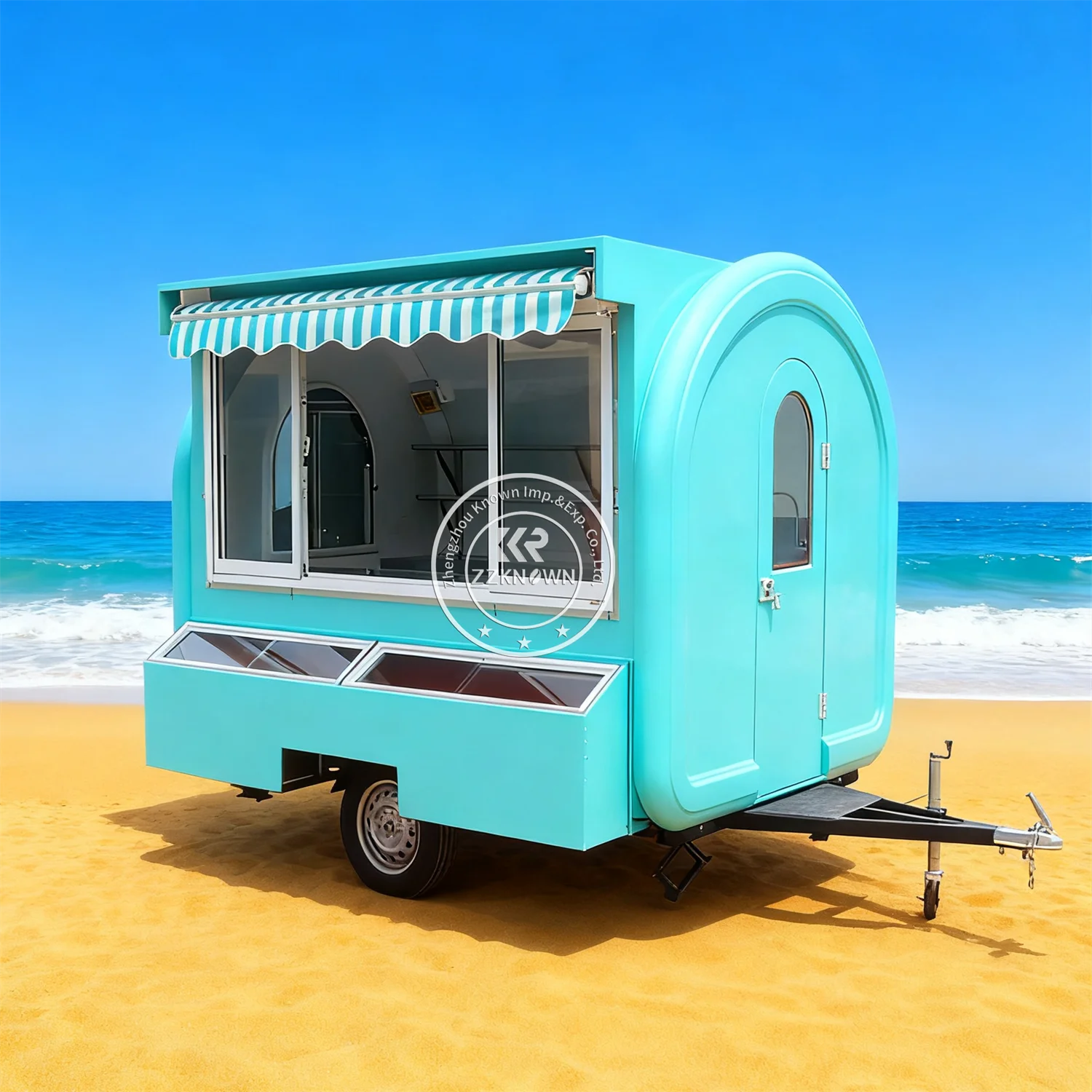 

Mobile Catering Truck BBQ Fast Food Trailer Fully Equipped Mobile Kitchen Trailer Concession Food Truck with Full Kitchen