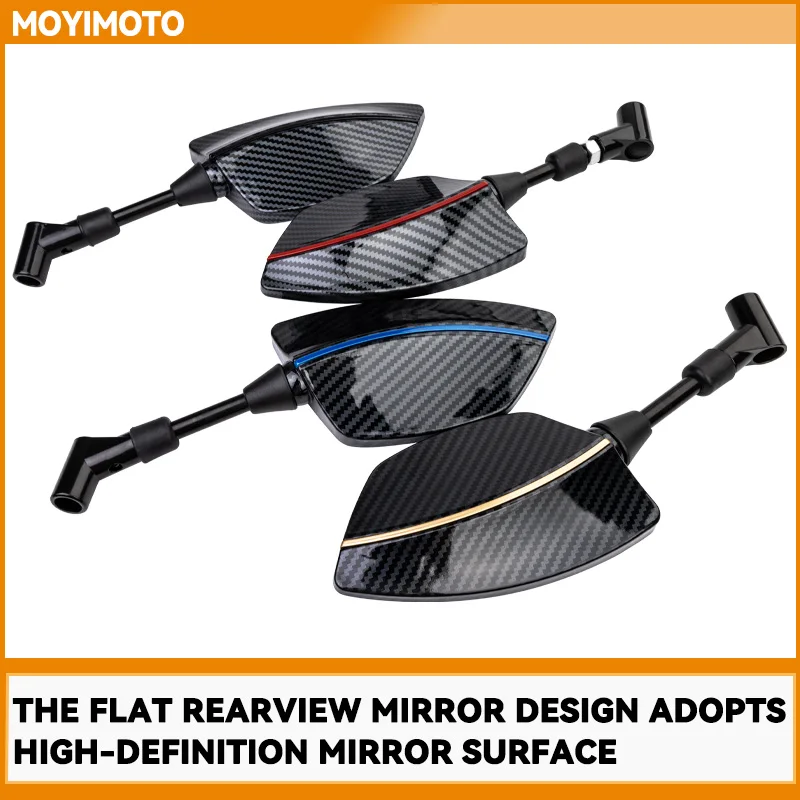 

For Suzuki DL650 V-Strom DL1000 DL 650/XT 1000/XT vstrom Left Right Spiral Thread Rearview Mirrors Vstrom Motorcycle Accessories