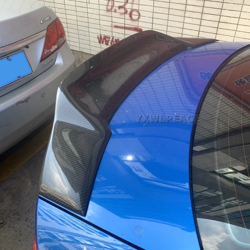 R Style in fibra di carbonio Spoiler posteriore Car Styling per Audi A3 S3 RS3 2014 2015 2016 2017 2018 accessori per ricambi Auto