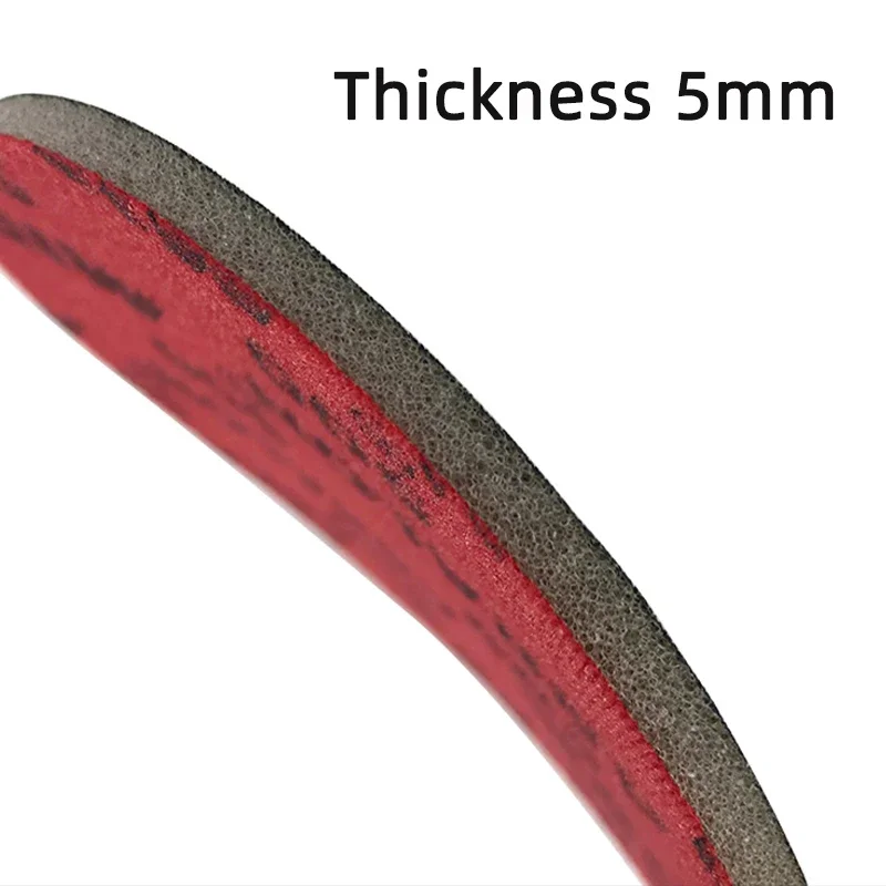 5 Inch Foam Dry Wet Sponge Sandpaper Disc Flocking Back Velvet 180-4000 Grit Abrasive Tools For Grinding mirka sandpaper